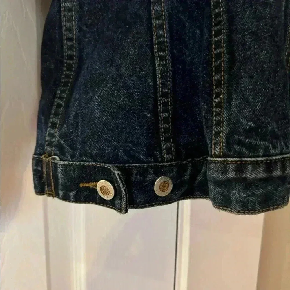 Vintage Jordache Frills fitted jean jacket Size Small - Picture 4 of 12